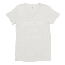 Meditate Yoga Matcha Women's tee shirt